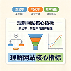 阳江建站-理解网站核心指标：跳出率、转化率与用户粘性