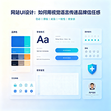 阳江建站-网站UI设计：如何用视觉语言传递品牌信任感