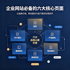 阳江建站-企业网站必备的六大核心页面