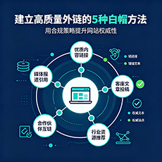阳江建站-建立高质量外链的5种白帽方法